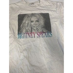 Abercrombie & Fitch White Britney Spears T Shirt used Medium